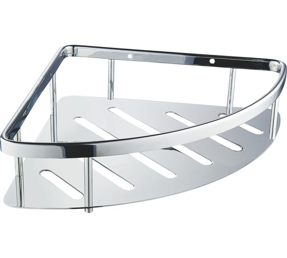 Изображение товара Полка для ванной угловая Wonzon & Woghand хром WW-4132