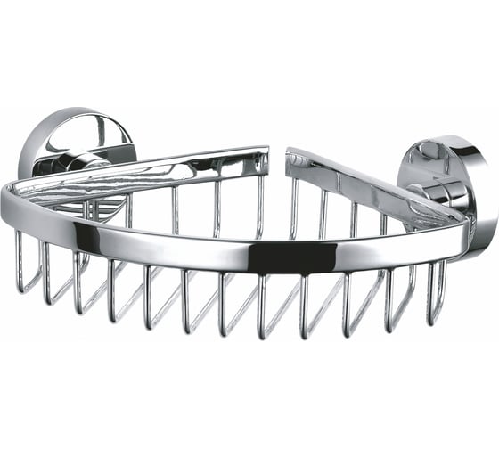 Изображение товара Полка для ванной угловая Wonzon & Woghand хром WW-8144