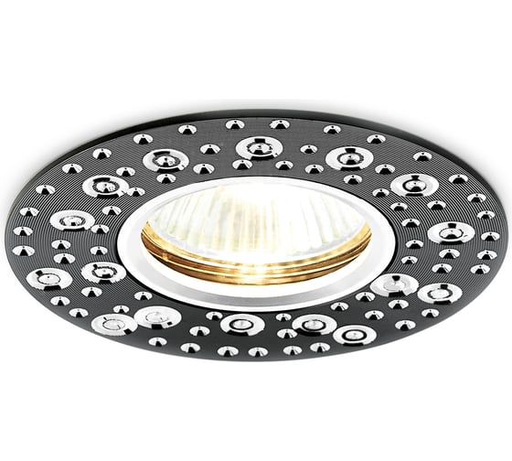 Изображение товара Встраиваемый точечный светильник Ambrella Light STANDARD SPOT A801 BK/AL