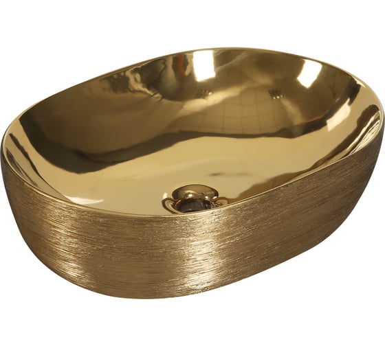 Изображение товара Накладная раковина Milleau Boutique (золото матовое/золото гланец) MU7100K-MG/EGG