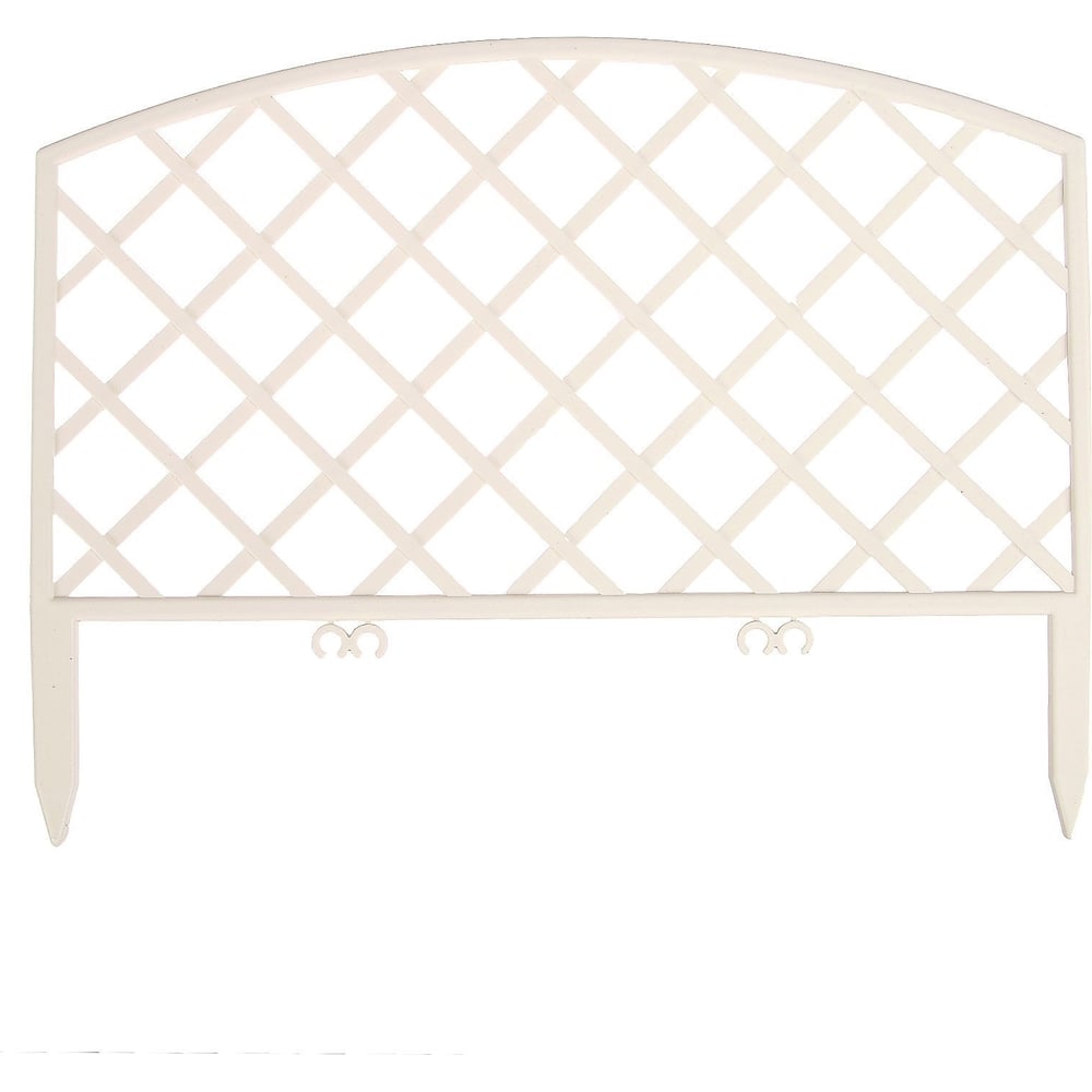 Изображение товара Практичное ограждение Greengo ROMANIKA 5 секций 220 см белое для безопасных зон