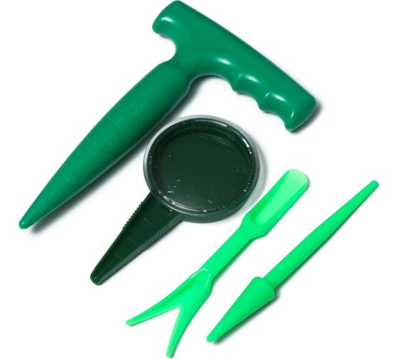 Изображение товара Набор посадочного инструмента Greengo конус - 2 шт., сеялка, пикеровщик 4496954