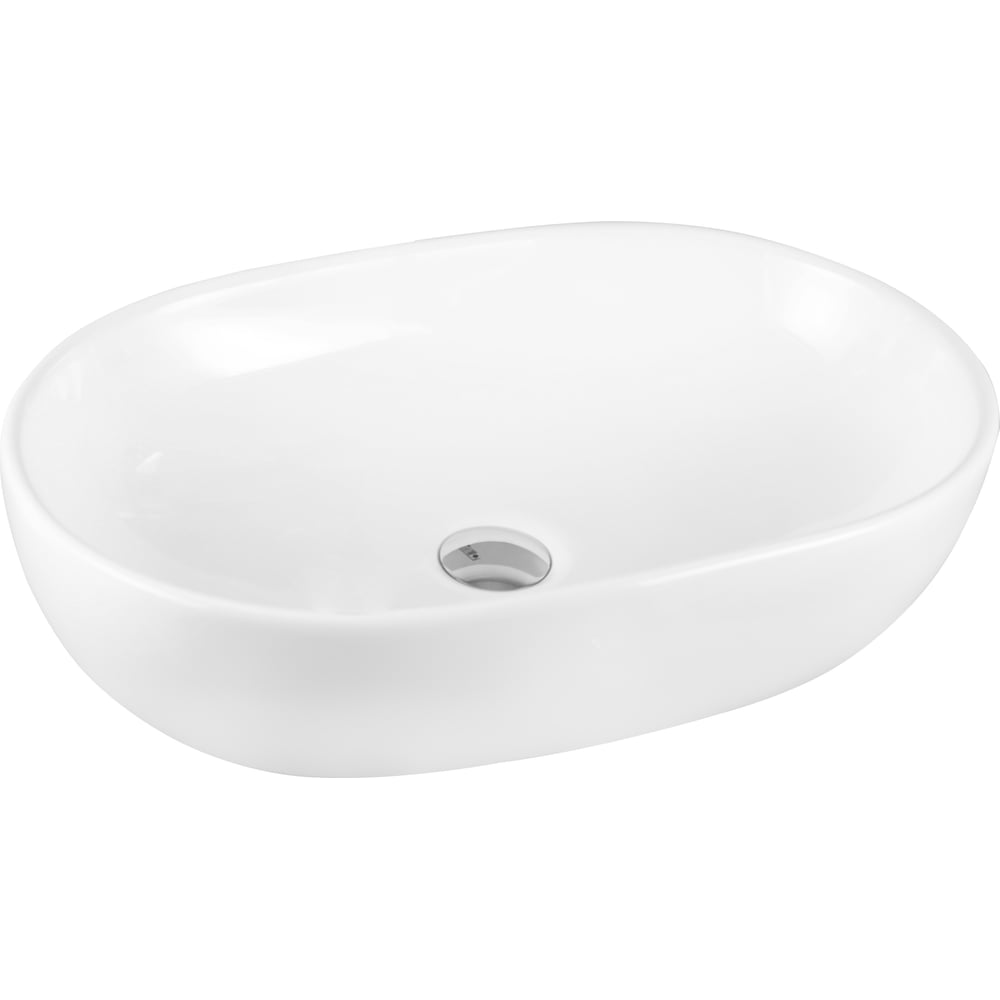 Изображение товара Модная накладная раковина Milleau Nuage белый глянец овальная