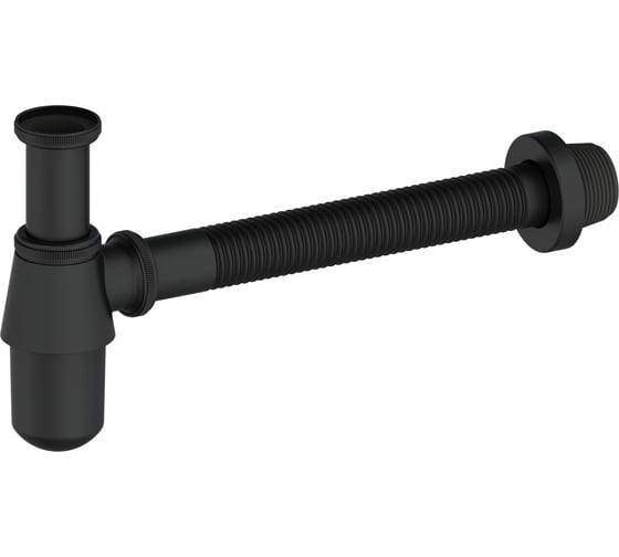 Изображение товара Сифон для раковины Wonzon & Woghand черный матовый WW-88SS102-MB