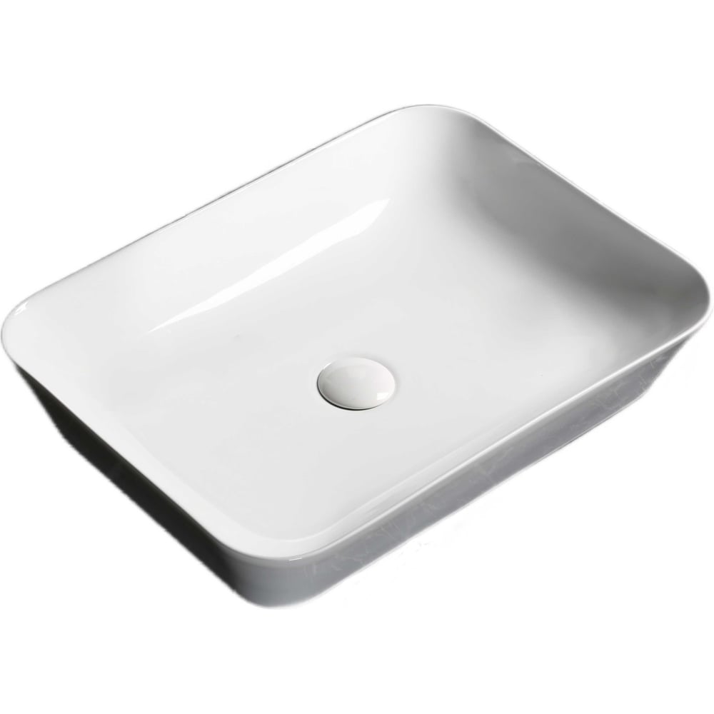 Изображение товара Накладная раковина Milleau Miel белый глянец MU0021-GW для современной ванной