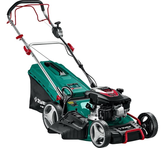 Изображение товара Самоходная бензиновая газонокосилка ЗУБР 510 мм, 6.5 л.с. ГБС-510