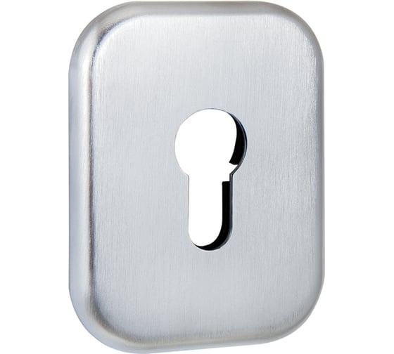 Изображение товара Декоративная накладка под цилиндр Fuaro ESC 486-C SQ XL SSC-16 сатинированный хром, 1 шт. 40847