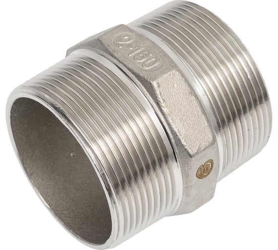 Изображение товара Ниппель нержавеющая сталь Benarmo Ду50 2 НР 129-2023