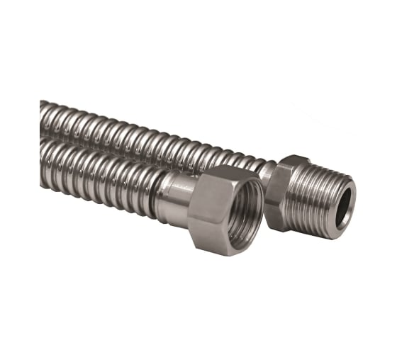 Изображение товара Сильфонная подводка для газа AQUALINE 3/4 вн-нар, 100 см 07046