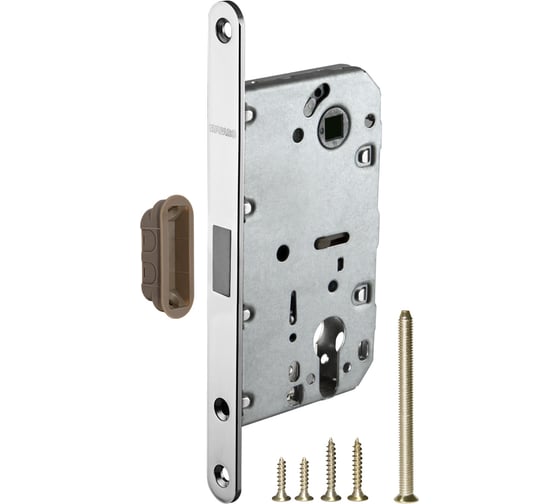 Изображение товара Межкомнатный замок под цилиндр Fuaro MAGNET M85C-50 CP хром new plate 42787