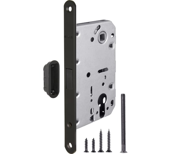 Изображение товара Межкомнатный замок под цилиндр Fuaro MAGNET M85C-50 GR графит new plate 42791