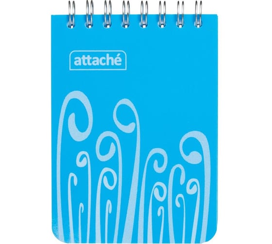 Изображение товара Блокнот 100 шт в упаковке Attache FANTASY А7 пластиковая обложка 80л голубой 309376