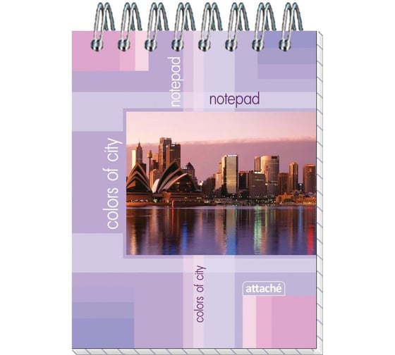 Изображение товара Блокнот на спирали 40 шт в упаковке Attache БИЗНЕС А7 40л. 14с153 клетка 54038