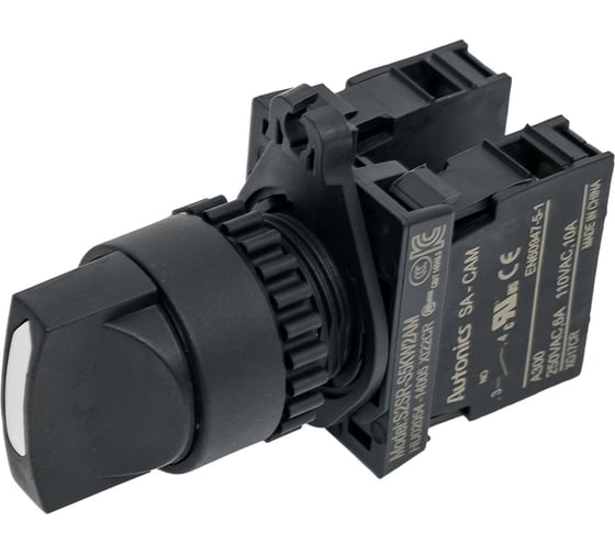 Изображение товара Селекторный переключатель Autonics S2SR-S5KW2AM, белый, 2НО, артикул A5550001944R