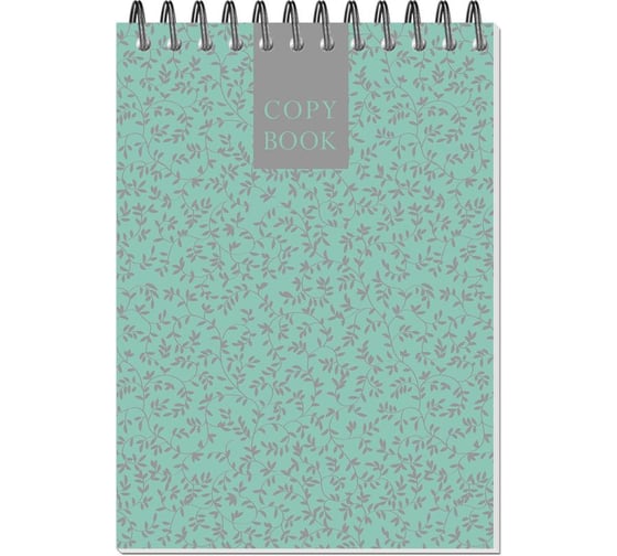 Изображение товара Блокнот 60 шт в упаковке Attache Fleur А6 60л точка греб. верхний обложка глянцевая ламинированная Мята 1223696