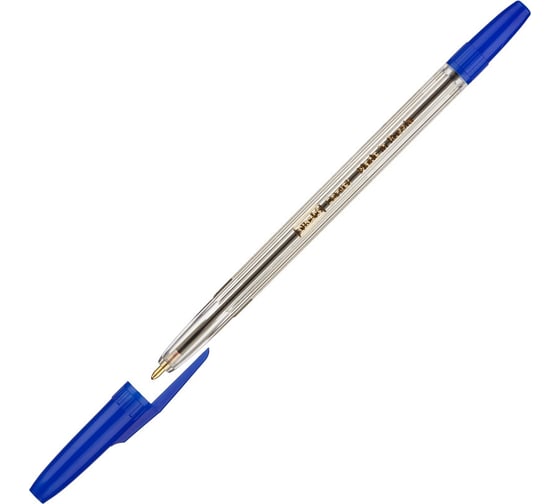 Изображение товара Шариковая ручка 50 шт в упаковке Attache Corvet синяя 07 мм 447473