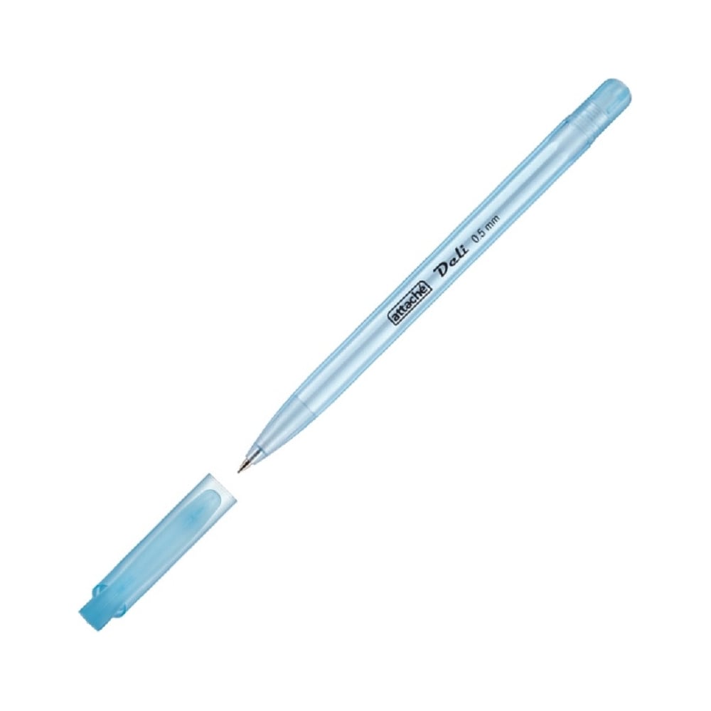 Масляная шариковая ручка Attache футляр для очков 15 5 х 6 х 3 см хлопушка голубой