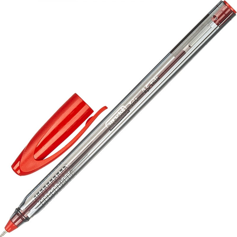 Треугольная неавтоматическая масляная шариковая ручка Attache трехгранная автоматическая масляная шариковая ручка attache
