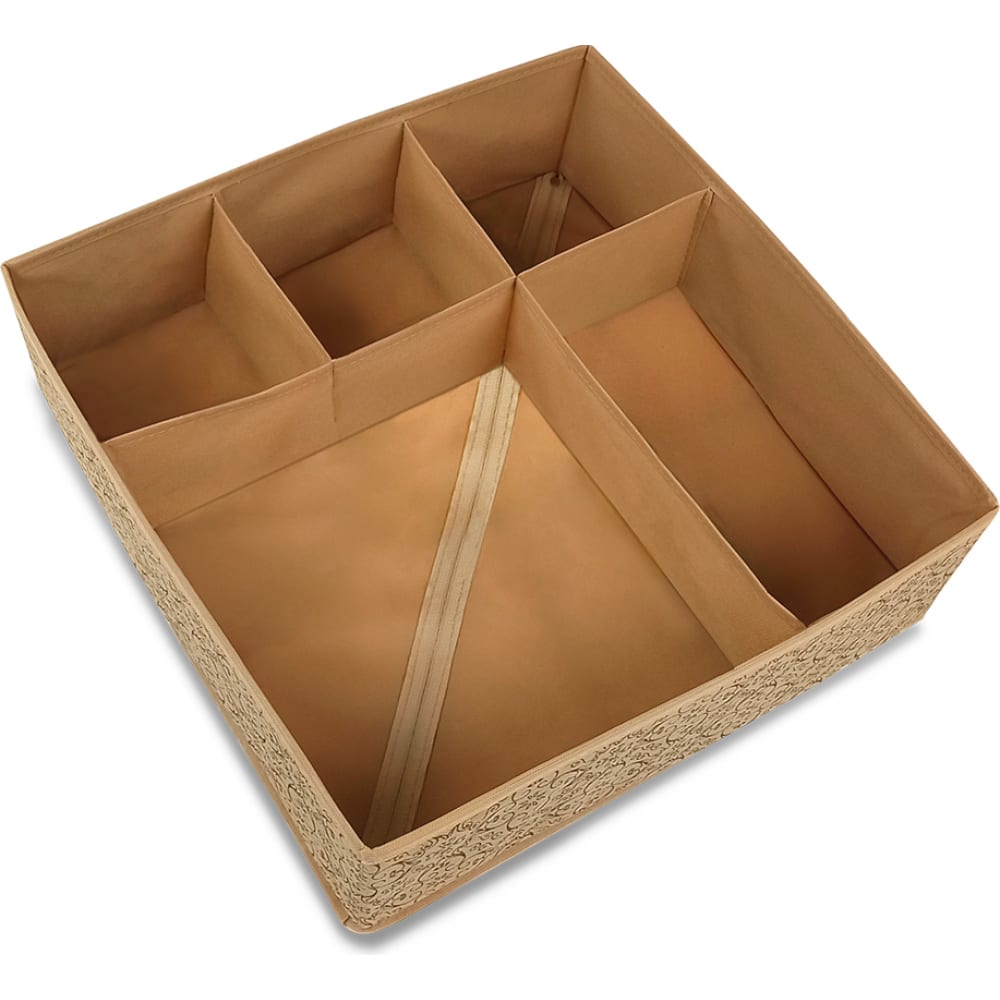 Органайзер для хранения вещей ГЕЛЕОС коробка для хранения violet лофт 29 4x29 4x15 1 см квадратная