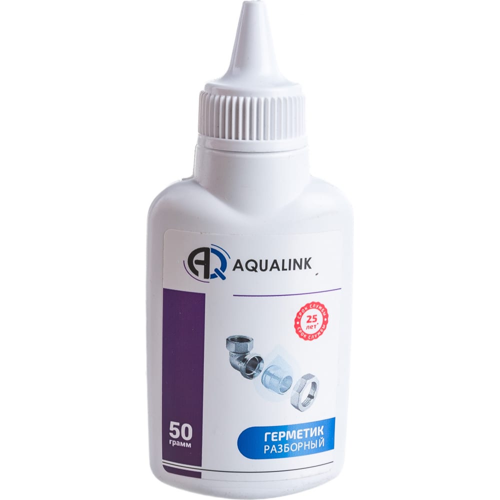 Разборный анаэробный клей-герметик AQUALINK крепень флакон 10мл