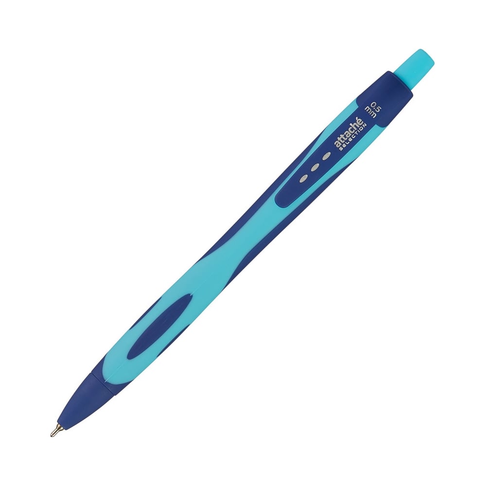 Шариковая ручка Attache Selection футляр для очков 15 5 х 6 х 3 см хлопушка голубой