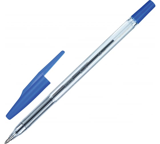 Изображение товара Шариковая ручка 50 шт в упаковке Attache Slim синяя 05 мм 438831