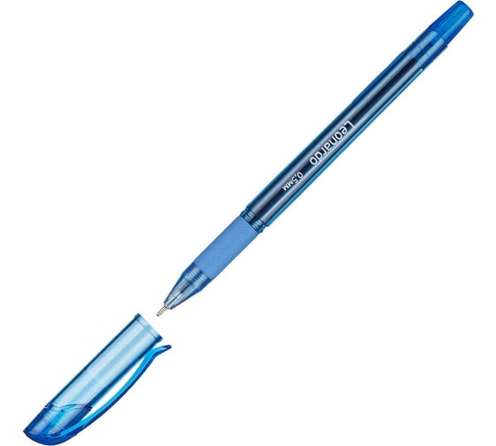 Изображение товара Шариковая ручка 12 шт в упаковке Attache Selection Leonardo с манжеткой синий стержень 563885