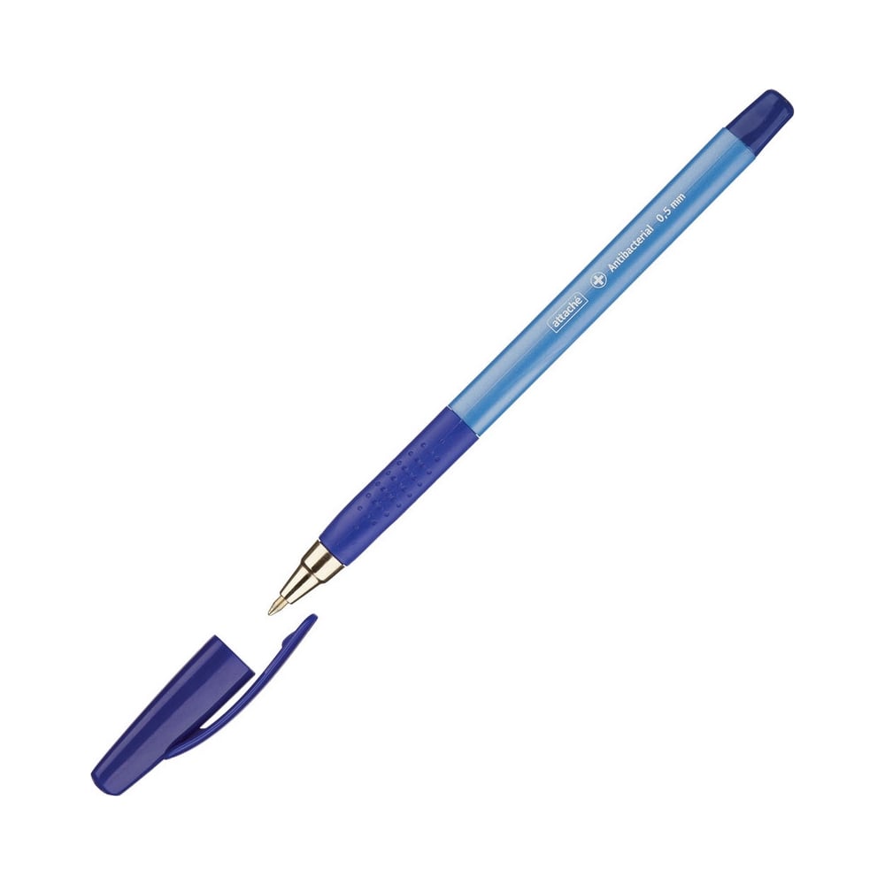 Треугольная масляная шариковая ручка Attache ручка шариковая 0 5 мм bruno visconti monaco стержень синий корпус ярко синий в металлическом футляре