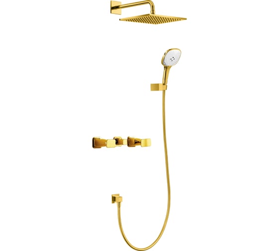Изображение товара Душевая система встраиваемая Wonzon & Woghand Shakespeare, темное золото WW-654701-DG