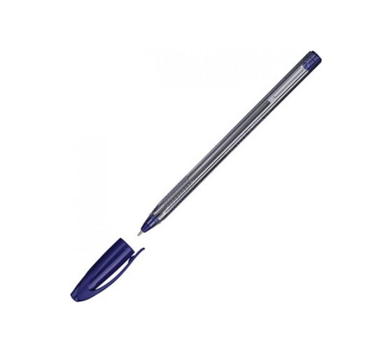 Изображение товара Шариковая масляная ручка 12 шт в упаковке Attache Trio синий стержень 563872