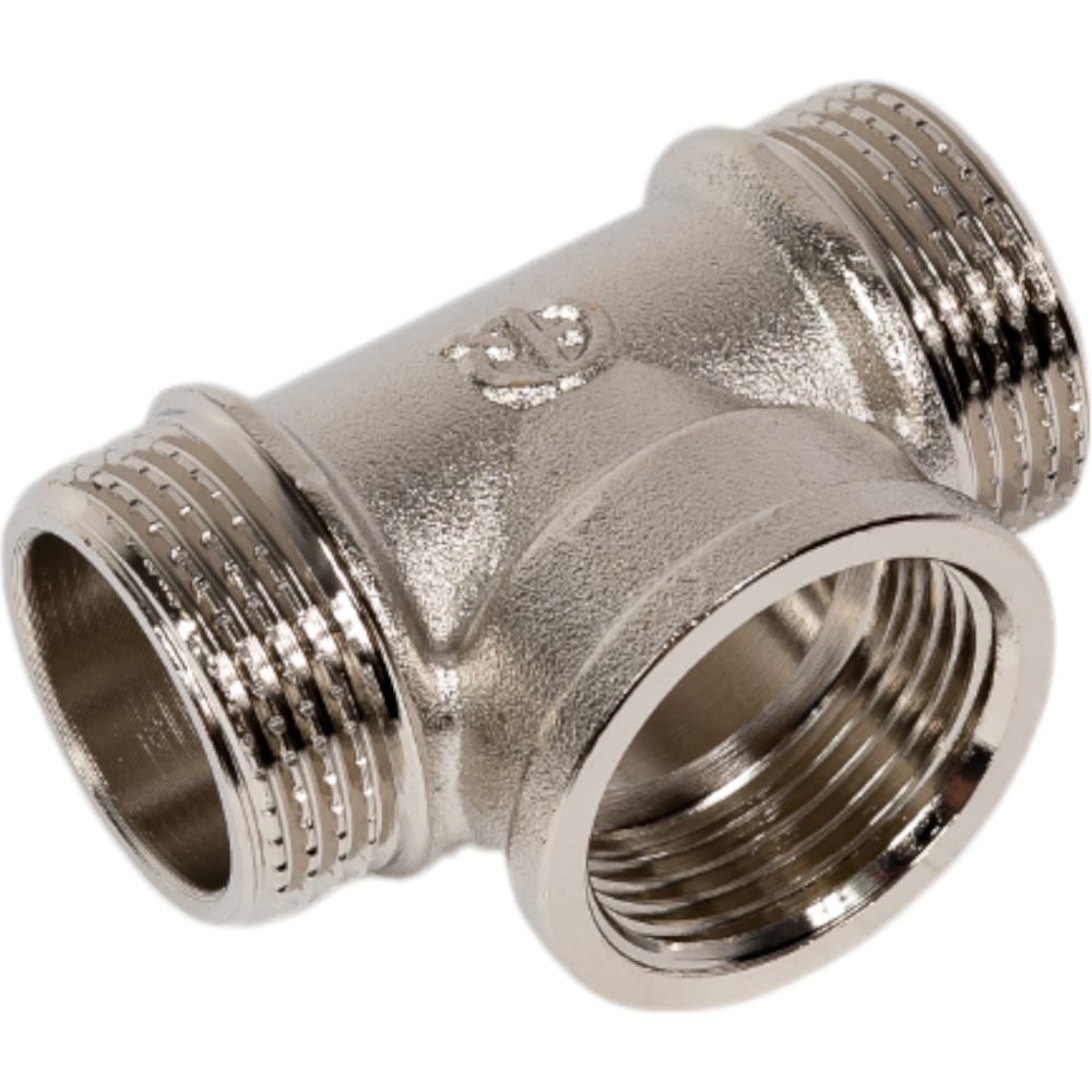 Изображение товара Тройник AQUALINK 3/4х3/4х3/4 нар-вн-нар никелированная латунь