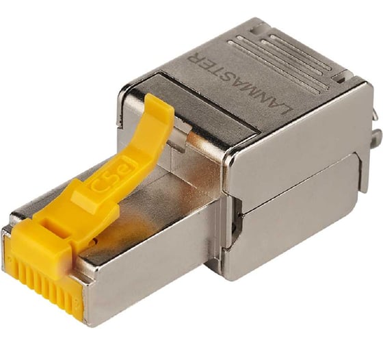 Изображение товара Полевой коннектор экранированный LANMASTER RJ45 8P8C кат.5E LAN-TMP-S5E