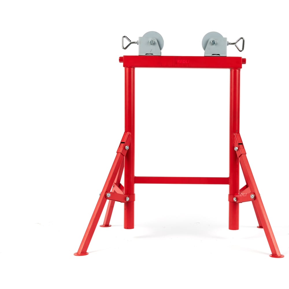 Изображение товара Раздвижная подставка REDLI для труб с роликовой головкой, высота 790 м ARL-STAND R64642