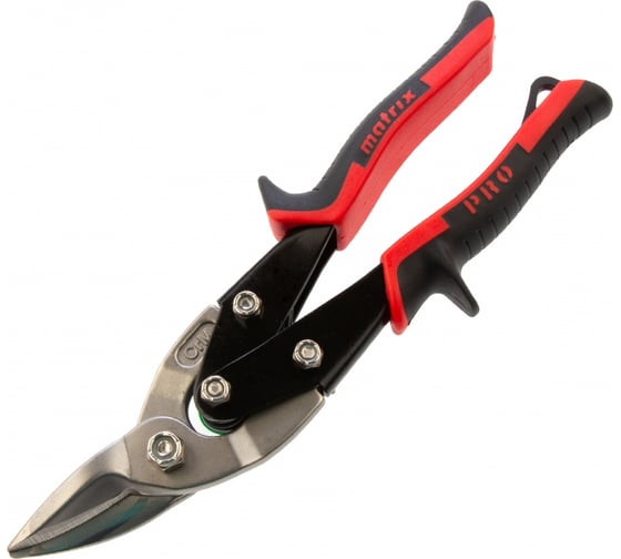 Изображение товара Ножницы по металлу Matrix PRO 250 мм, правый рез, сталь CRMO, двухкомпонентные рукоятки 78324