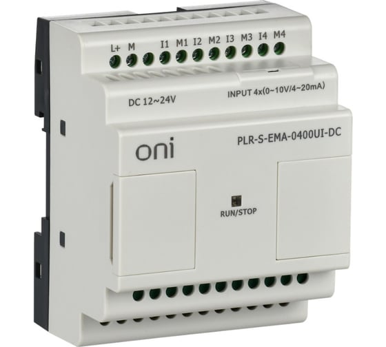 Изображение товара Логическое реле ONI PLR-S. 4AI U/I PLR-S-EMA-0400UI-DC
