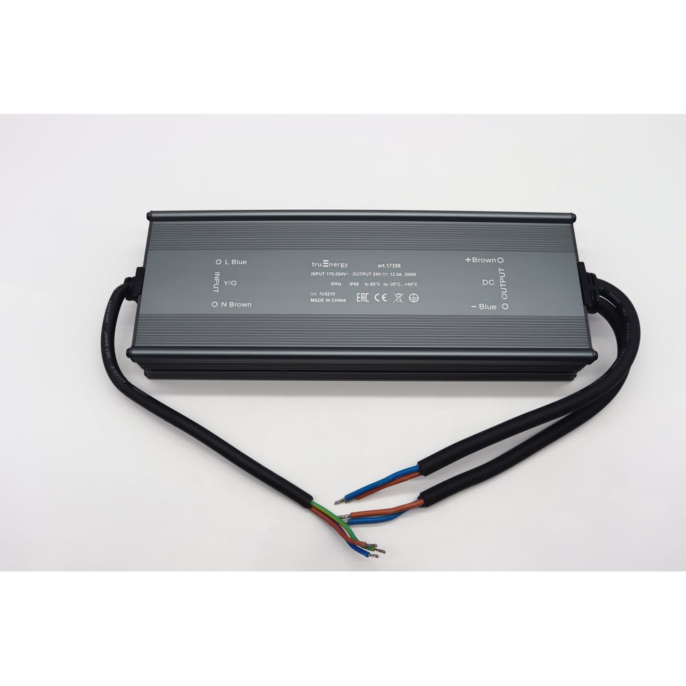 Изображение товара Блок питания truEnergy 24V 300W IP68 для светодиодных лент и модулей