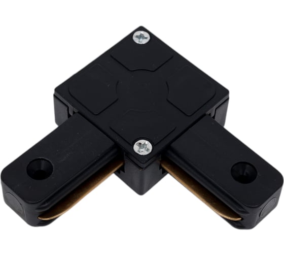 Изображение товара Коннектор угловой для П-образного однофазного шинопровода truEnergy черный 23102