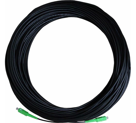 Изображение товара Кабельная сборка TopLAN волокно OS2 одномодовое 9/125, без гофры 2PC-TOP-OS2SM9-FC/U-LC/U-60