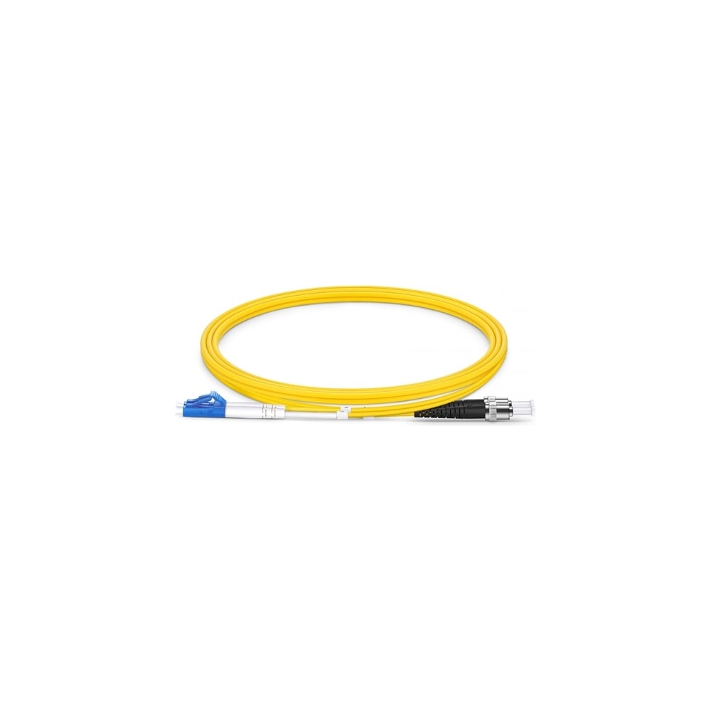 Изображение товара Оптический патч-корд TopLAN дуплексный SM 9/125 50м LC-ST APC-UPC желтый