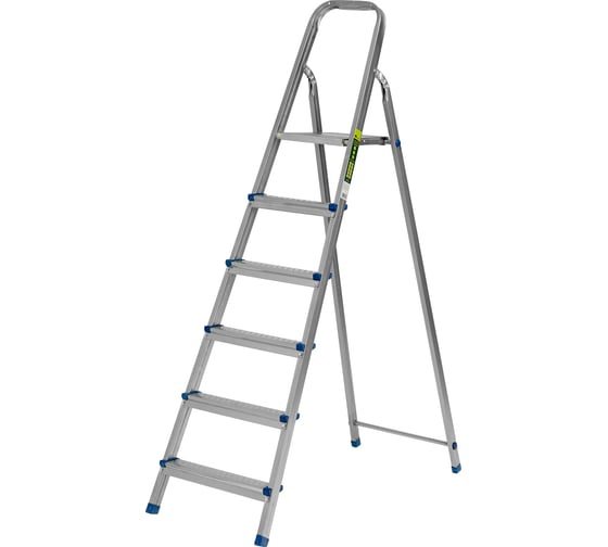 Изображение товара Стремянка СИБРТЕХ 6 ступеней, стальная, оцинкованная 97838