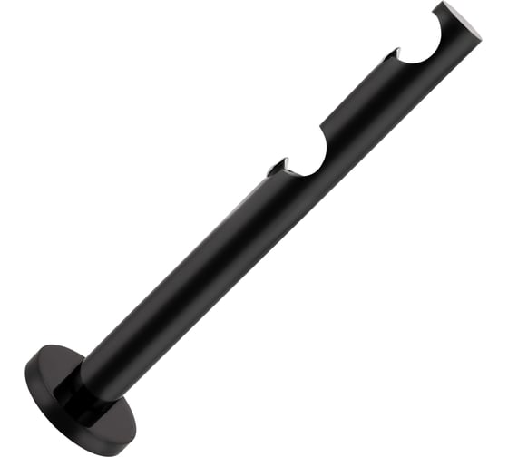 Изображение товара Металлический прямой кронштейн ООО АС Март диаметр 19/19 мм, черный матовый 4812634140665