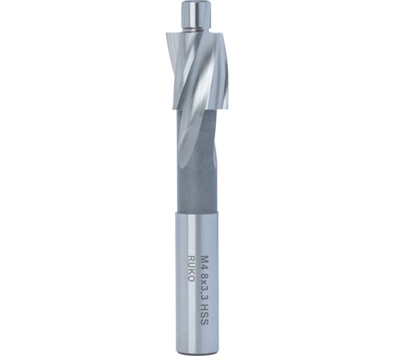 Изображение товара Цековка (3.3х8 мм; 71 мм; 180 гр.; M4; HSS-G) Ruko 102416