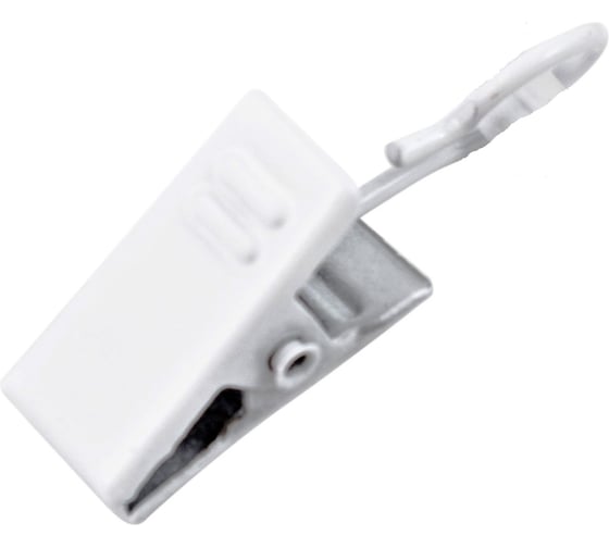 Изображение товара Металлический зажим ООО АС Март белый, 10 шт. 4812634089421