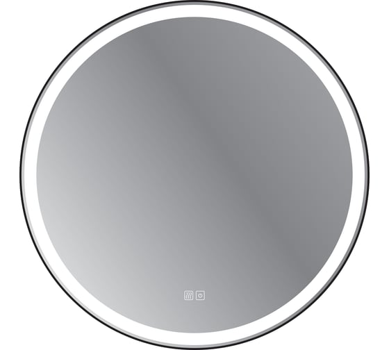 Изображение товара Зеркало в металлической раме Cezares, со встроенной подсветкой, сенсорным выключателем и подогревом, 12V, 220-240V, 707x30 CZR-SPC-CADRO-700-LED-TCH-WARM