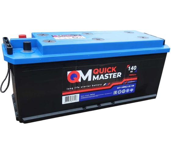 Изображение товара АКБ QUICK MASTER SP 6СТ-140 (L)-(3) 900A 514/175/210 4657771817113