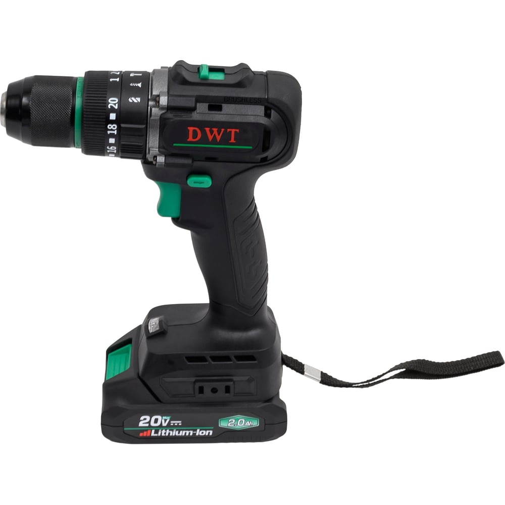 Изображение товара Аккумуляторная ударная дрель-шуруповерт BMC ASBP-20 DNG-2 бесщеточный ударный инструмент