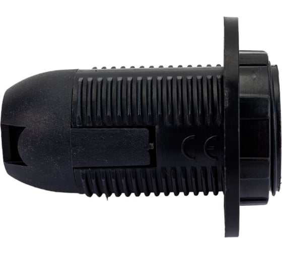 Изображение товара Патрон DORI Е-14, термостойкий пластик с кольцом (черный) 50шт 1045847