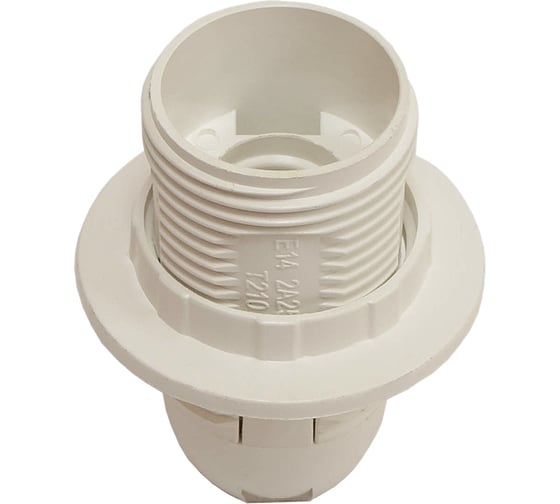 Изображение товара Патрон DORI Е-14, пластиковый с кольцом (белый) 50шт 1045250