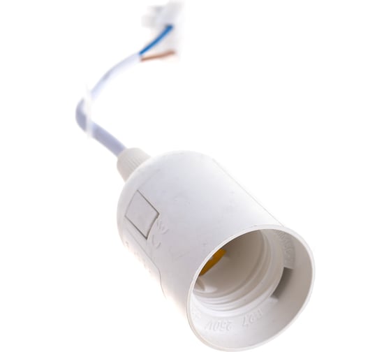 Изображение товара Патрон DORI Е-27, подвесной с клеммной колодкой (белый) 50 шт 1045236