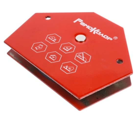 Изображение товара Угольник магнитный для сварки (30-135 град; 50LBS/23кг) РемоКолор 73-0-204